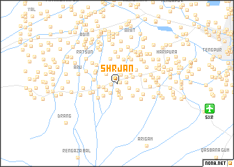 map of Shrjan