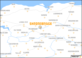 map of Shrone Bridge