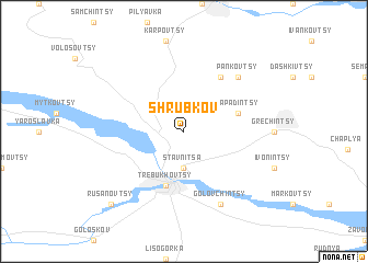 map of Shrubkov