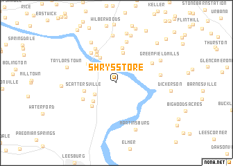 map of Shrys Store