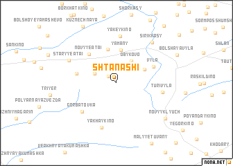 map of Shtanashi