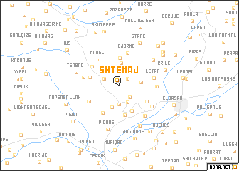 map of Shtëmaj