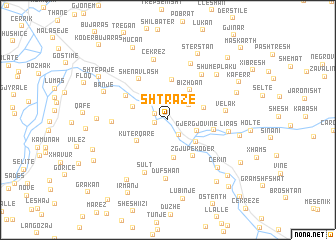 map of (( Shtrazë ))