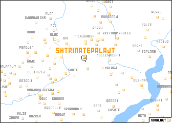 map of Shtrina te Palajt