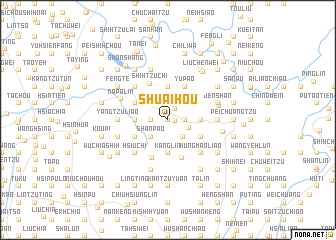 map of Shuai-hou