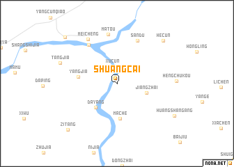 map of Shuangcai