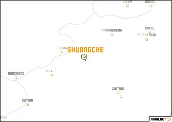 map of Shuangche