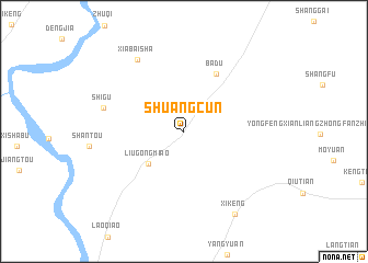 map of Shuangcun