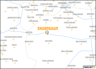 map of Shuangdun