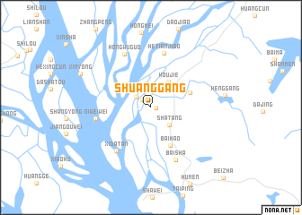 map of Shuanggang