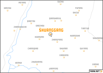 map of Shuanggang