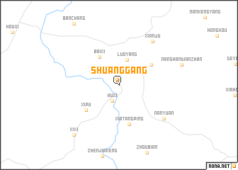 map of Shuanggang