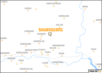 map of Shuanggang