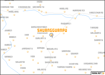 map of Shuangguanpu