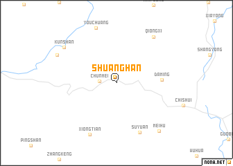 map of Shuanghan