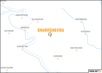 map of Shuanghekou