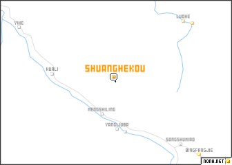 map of Shuanghekou