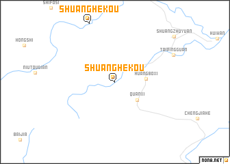 map of Shuanghekou