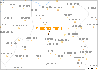 map of Shuanghekou