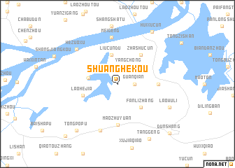 map of Shuanghekou