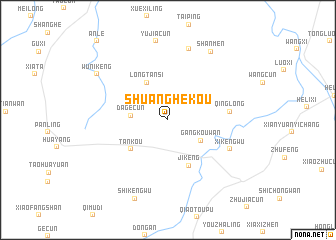 map of Shuanghekou