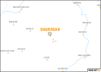 map of Shuanghe