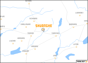 map of Shuanghe