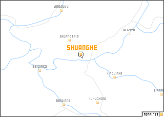 map of Shuanghe