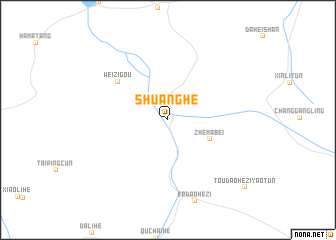 map of Shuanghe