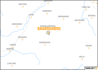 map of Shuanghong