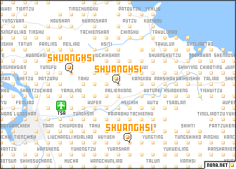 map of Shuang-hsi