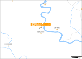 map of Shuangjiang