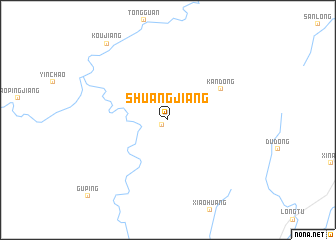 map of Shuangjiang