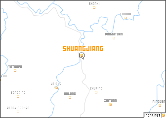 map of Shuangjiang