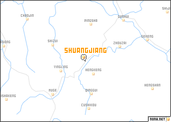 map of Shuangjiang