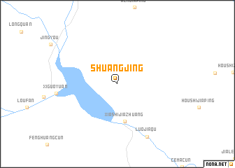 map of Shuangjing