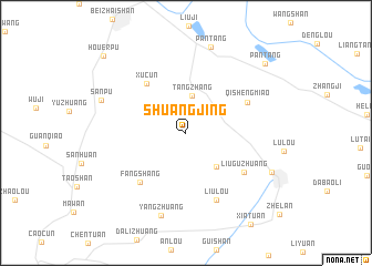 map of Shuangjing