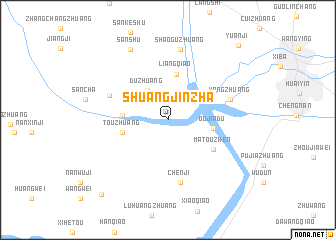 map of Shuangjinzha