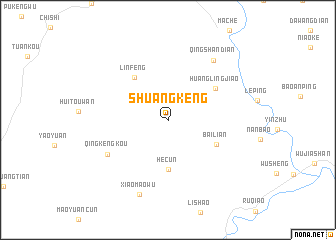 map of Shuangkeng
