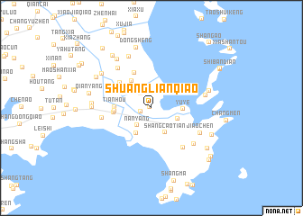map of Shuanglianqiao
