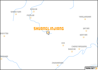map of Shuanglinjiang