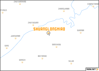 map of Shuanglongmiao