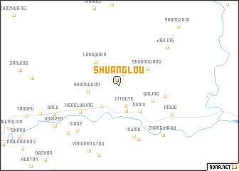 map of Shuanglou