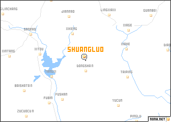 map of Shuangluo