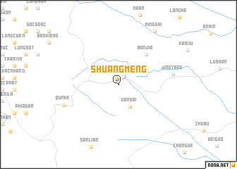 map of Shuangmeng