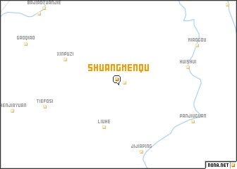 map of Shuangmenqu