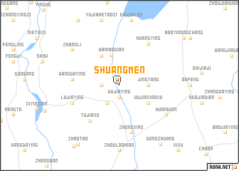 map of Shuangmen