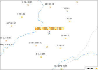 map of Shuangmiaotun
