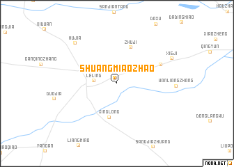 map of Shuangmiaozhao