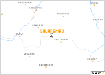 map of Shuangmiao